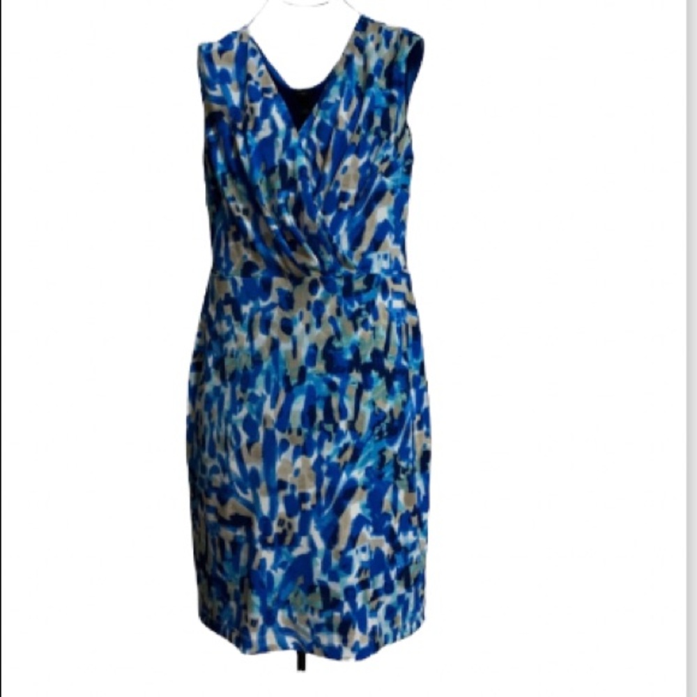 Ann Taylor Multi- Colored Sleeveless Dress Sz Medium  SKU# 176